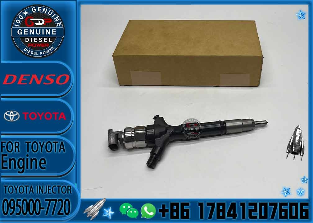 High Quality Common rail injector 095000-7720 095000-7730 095000-7731 23670-30320 23670-39295 for TOYOTA 1KD-FTV