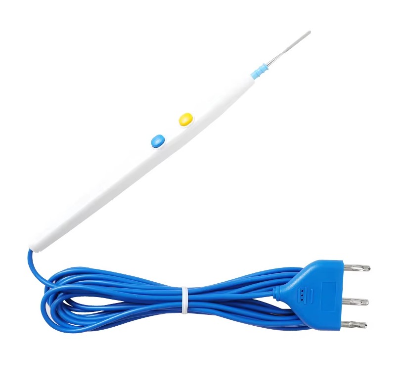 Customize High Frequency 3 Pin Plug Disposable ESU Pencil Cable Electrosurgical Pencil Wire Electric Knife Wire