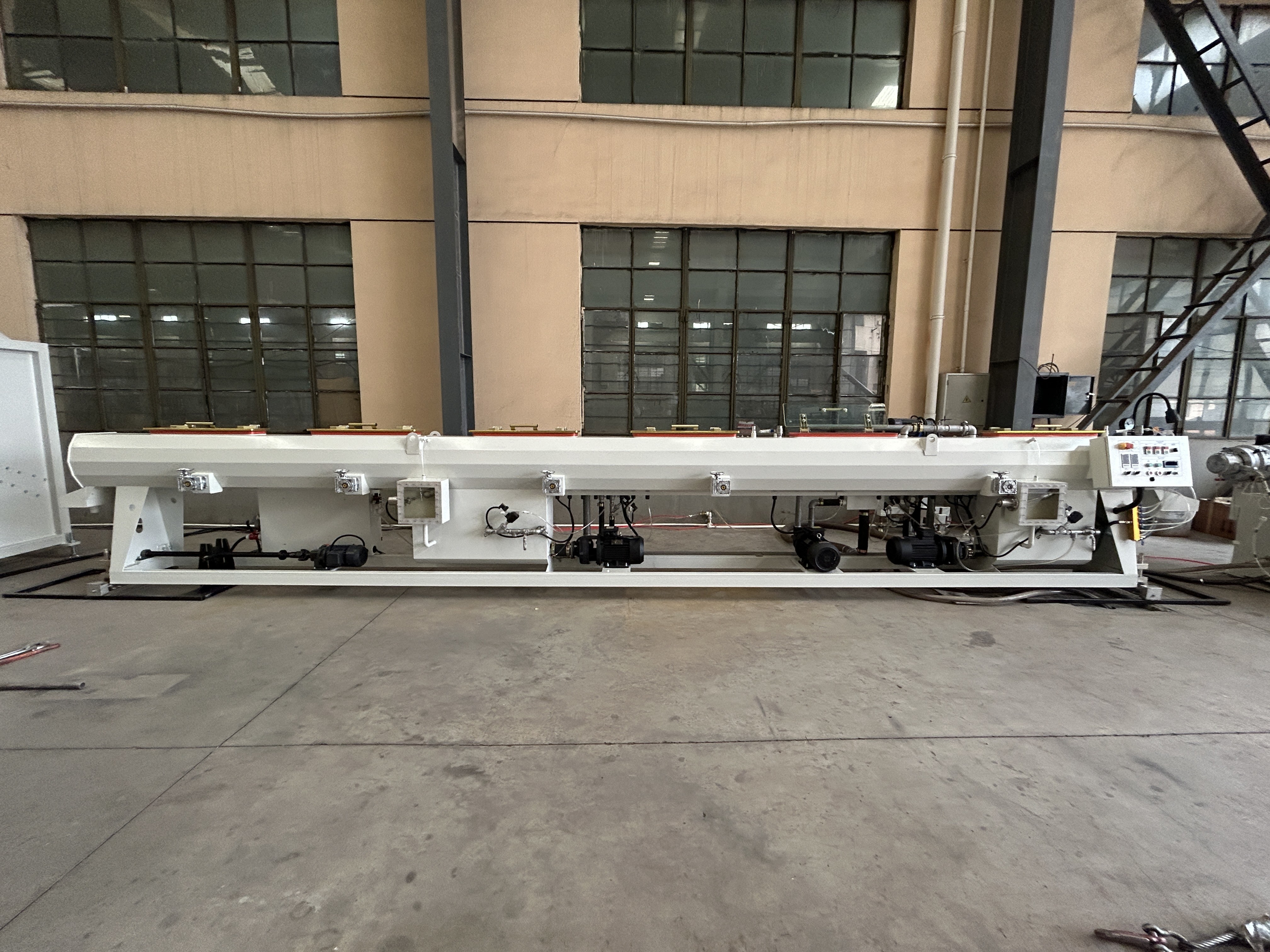 PE Plastic Water Supply Energy Extrusion Pipe Tube Production Line Extruder Machine