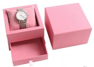 Wholesale Creative Design Pink Ladies Watch Box , Cardboard Twist Personalized Watch Box from china suppliers