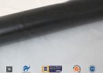 0.5mm 3732 Black Silicone Rubber Coated Fiberglass Cloth For Fabric Expansion