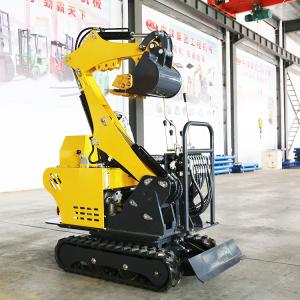 Wholesale Telescopic Track Mini Crawler Excavator 850kg Mini Excavation Equipment from china suppliers