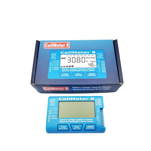 8 Cell Battery Capacity 8S Lipo Voltage Test Meter