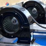 350KG Fruit and vegetable food air drying line flip stainless steel air drying
