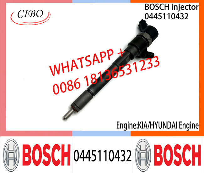 BOSCH injetor 0445110432 0445110431 Diesel Common fuel Injector 0445110725 0445110726 0445110493 for Diesel engine