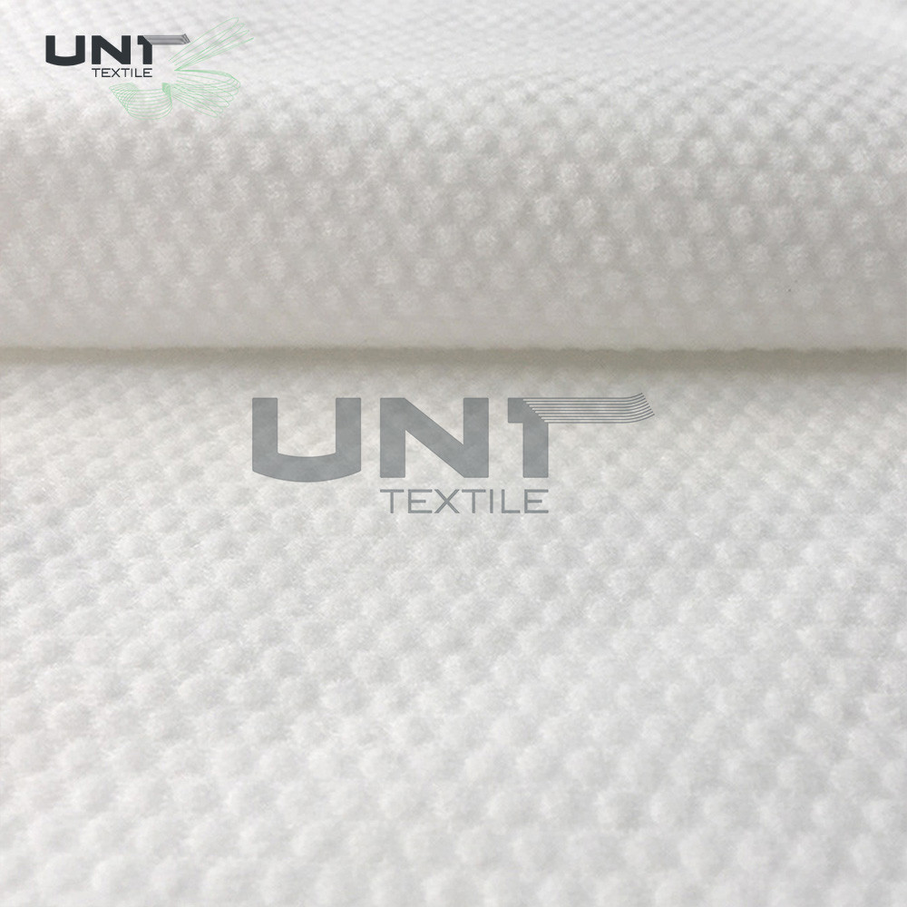 Hydrophilic Embossed 3D Pearl Dot Spunlace Nonwoven Fabric For Wet Wipes