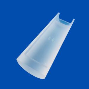 Wholesale Precision Machining Quartz Glass Semi Circular Frosted Parts from china suppliers