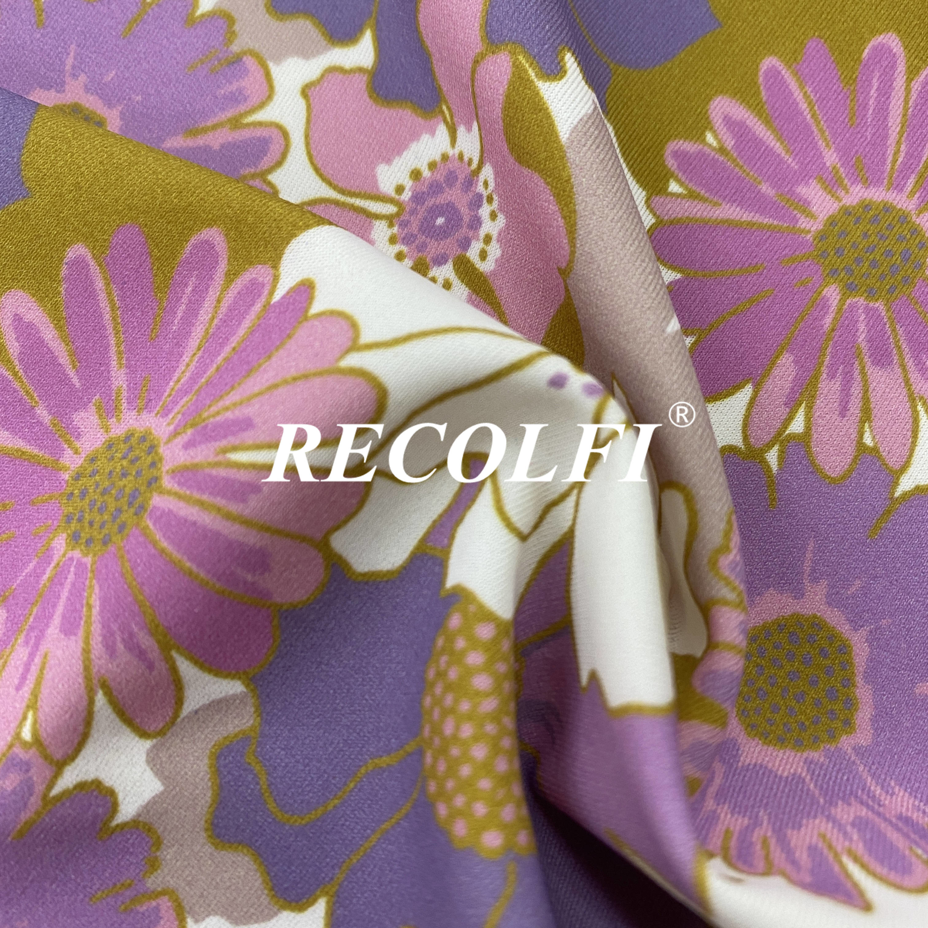 Moistureproof Sustainable Legging Material Fabric Embossed Print