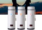 Stainless Steel Sports Drink Bottle , Metal Sports Bottle Cork Screw Cover