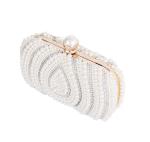 Custom Logo Avaliable Ladies Top Beaded Rhinestone Clutch for Beach Party Bridal