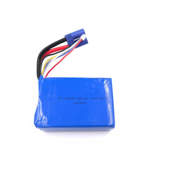 High-Performance 4S Drone Battery 2500mAh with 60C Discharge