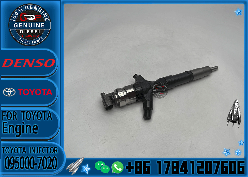 Hot Selling Diesel Injector 23670-39175 Common Rail Injector 095000-7020