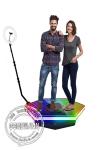 360 Selfie Photo Booth Remote Automatic Rotating For Wedding Bar Party