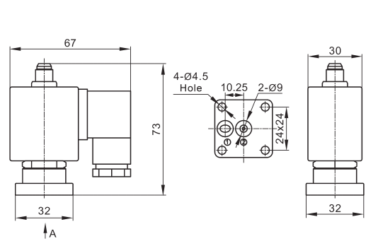 1/8'' 1/4'' 2 Way Normally Open Solenoid Valve For Screw Air Compressor
