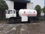 10000 Liter 5 MT Dongfeng LPG Gas Tanker Truck Fuel Delivery Tanker For Butan