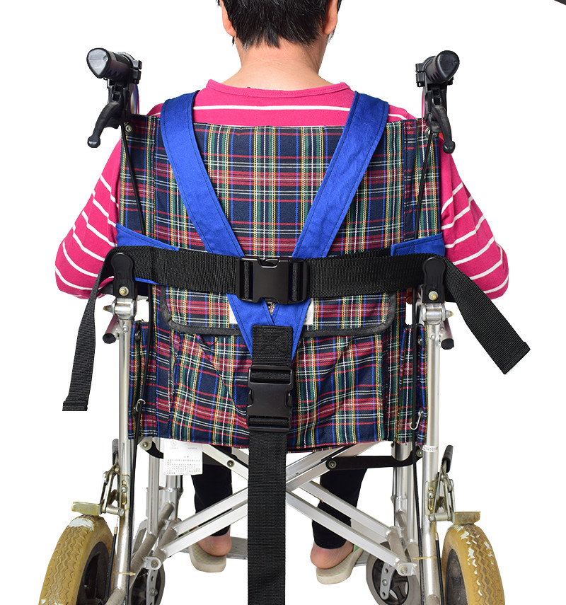 T Shaped Wheelchair Safety Belt Nylon Webbing