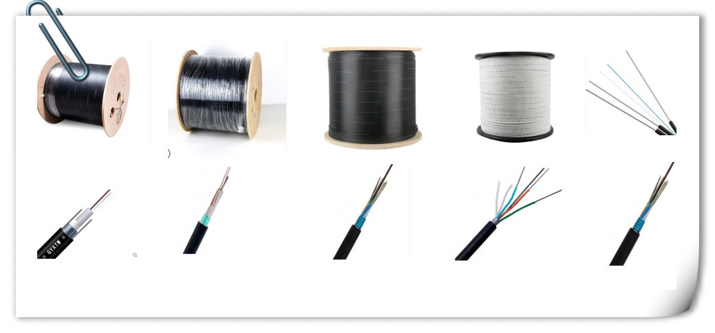 PVC Jacket Fiber Optic Drop Cable Outdoor 2 Core Single Mode Type
