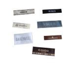 Bespoke End Fold Woven Label T Shirt Labels Taffeta Woven Fabric Clothing Brand
