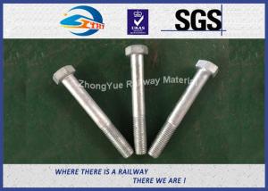 Wholesale DIN931 / DIN933 ASTM BS GB Standard Hot Dip Zinc Custom Railway HEX Bolt from china suppliers