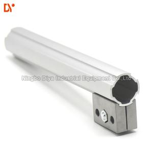 Wholesale Aluminium Alloy Acd 12 Lean Tube Connector Piece Sandblasting Surface Finish from china suppliers