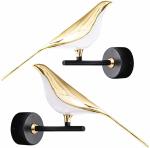 Acrylic Metal Magpie Decorative Wall Lamp Modern Bedside Wall Lamps