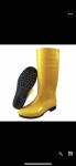 Construction Site Safety Rain Boots Yellow Women'S Steel Toe Rain Boots