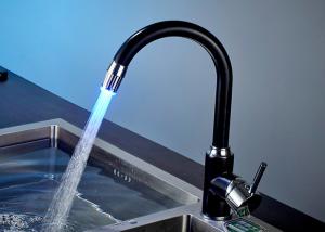 Wholesale Brass Water Sensor LED Kitchen Faucets 360 Degree Swivel ROVATE 6652-1 from china suppliers