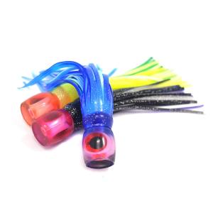 China Small size soft head octopus skirt bait sea trolling fishing lure salt water lures 6.5 inch 33g on sale
