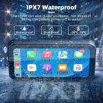 GRANDnavi 6.25Inch Motorcycle Portable Navigation Device Waterproof IPX7 Linux