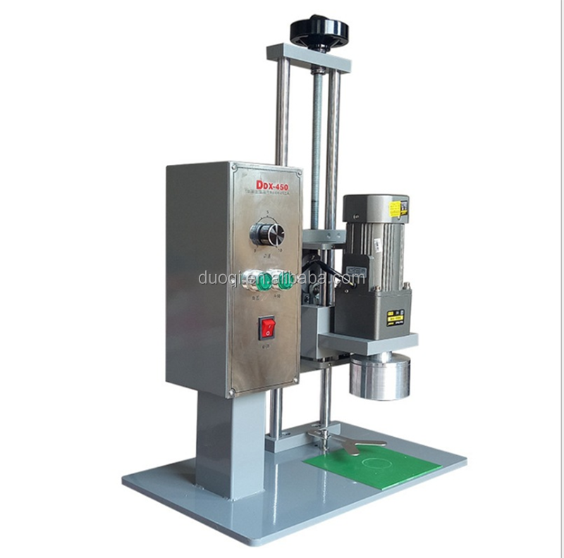 Easy to Operate DUOQI DDX-450 II Mineral Processing Line Water Bottle Oil Bottle Honey Jar Capping Machine