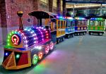 Outdoor Roundhouse Trackless Trains Shopping Mall Train 220V Mechanical Steering