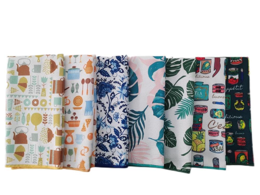 All Ployester 16x18inch Lint Free Microfiber Dish Cloth Tea Towel