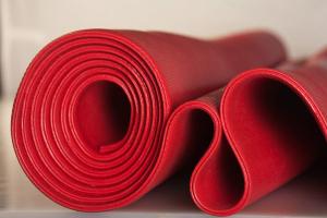 Wholesale Red Solid Platinum Cured Silicone Sheet Textured Finish For Food Processing Industries from china suppliers
