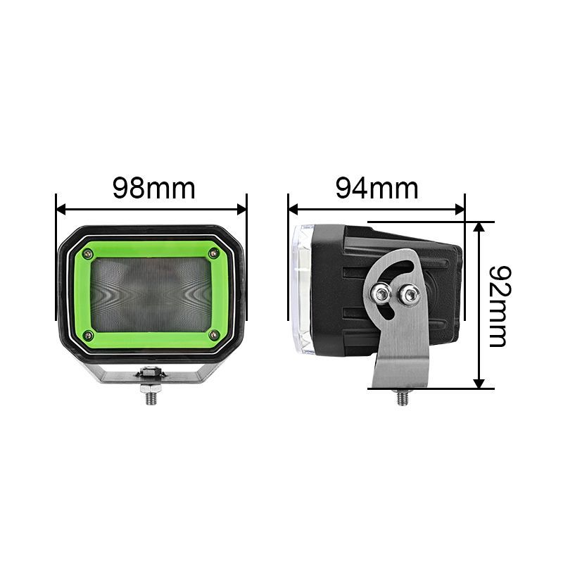 LED Forklift Safety Warning Lights Super Bright LED Anti-Collision 10-80V Zone Red Line Lights for Excavators Cranes