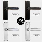 Digital Apartment Fingerprint Pincode Wooden Smart WIFI Door Lock