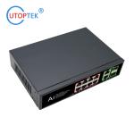 10/100/1000M 8POE+2UTP+2SFP IEEE802.3af/at POE Etherent switch for CCTV Network