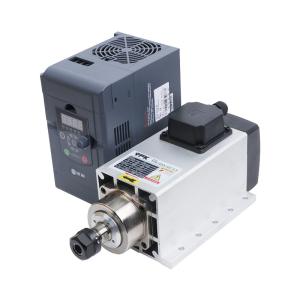Wholesale 18000 Rpm Frequency 300HZ Air Cooled CNC Router Spindle Motor ER20 For Wood Working 3.5KW from china suppliers