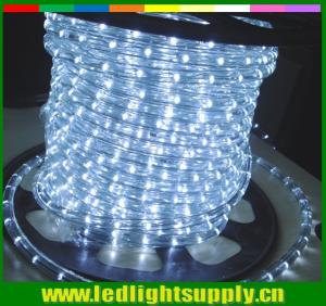 Wholesale bottom price outdoor decoration round 2 wire led rope lights from china suppliers