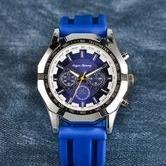 Wholesale Chronograph 3ATM Silicone Quartz Watch 47mm Silicone Belt Men'S Watch from china suppliers