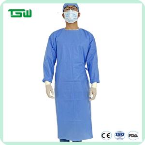 Wholesale Surgeon 45g 60g SMS SMMS Disposable Surgical Sterile Gowns from china suppliers