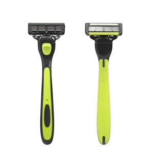 Wholesale Wholesale Custom Logo New Four Blade Open Back Disposable Safety Razor for Men from china suppliers