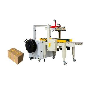 Wholesale Automatic Electric Carton Folding Sealing Strapping Machine For Packaging from china suppliers