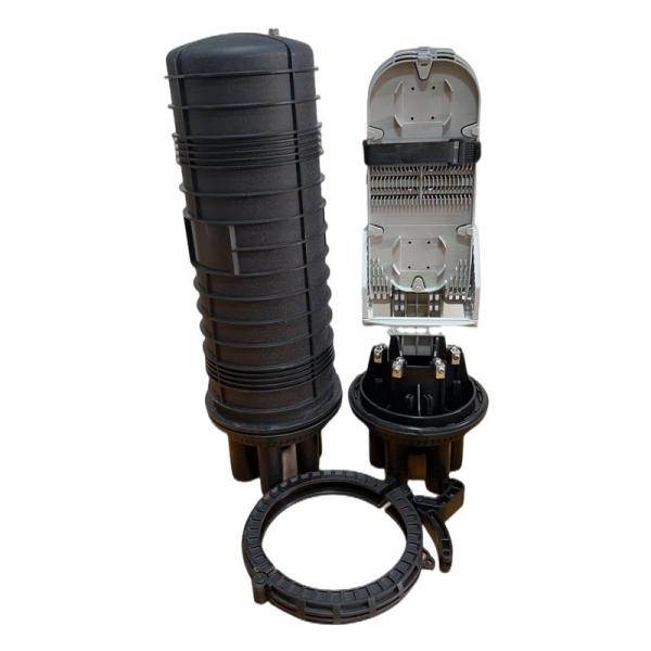 24/48/72 Cores Fiber Optic Splice Closure 1in-6out Ideal for Temperature