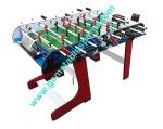 4 FT Folding Soccer Table Wood Foldable Soccer Table For Family Play