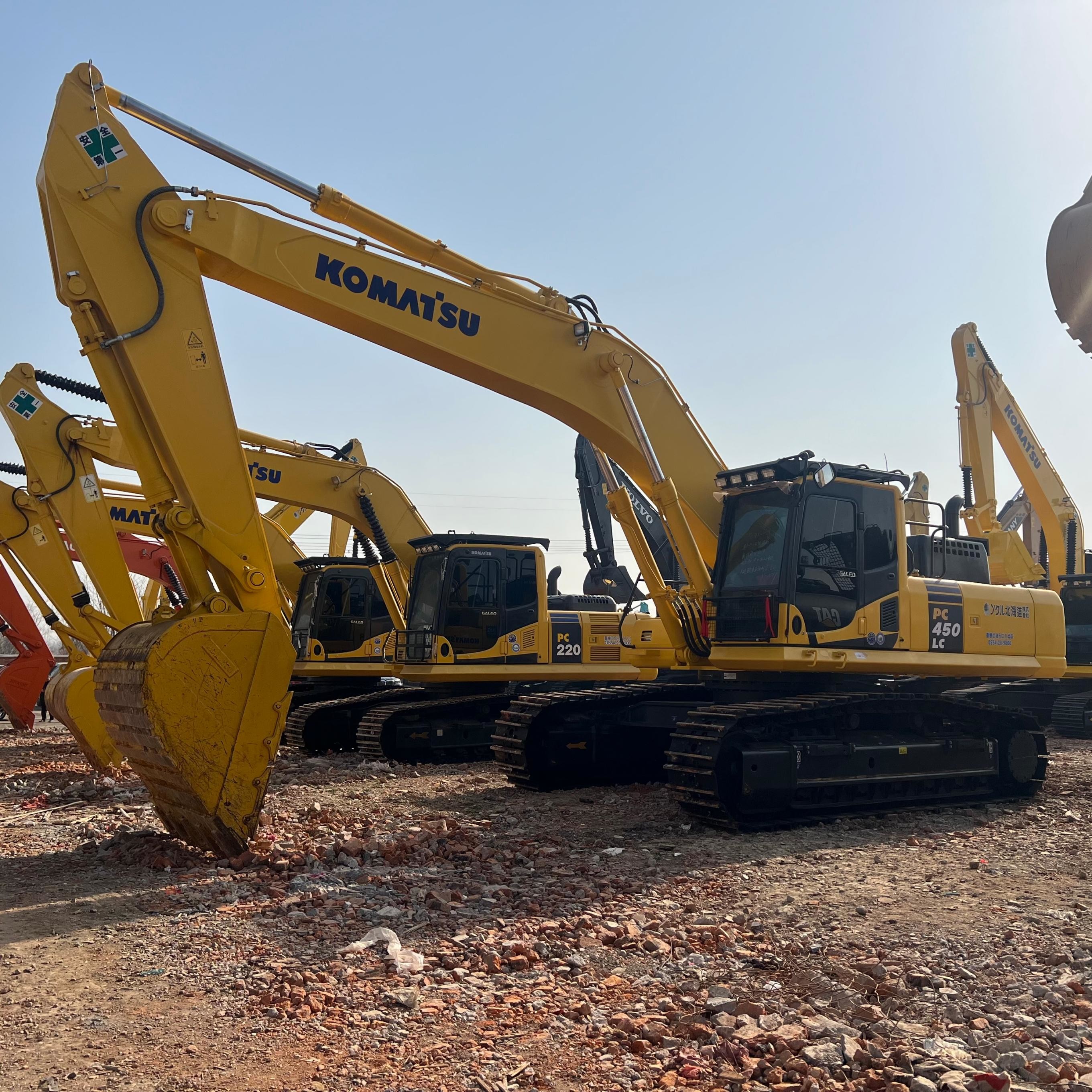 New Arrive PC450-8 Used Komatsu Mining Excavator 45 Ton Backhoe Crawler Digger Machine