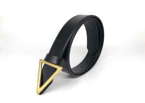 Wholesale Triangle Plate Prong Buckle Ladies Cowhide Leather Belt from china suppliers