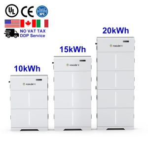 Wholesale Solar Energy Storage Home 10kWh 15kWh 20kWh High Voltage Stacked LiFePO4 Battery from china suppliers