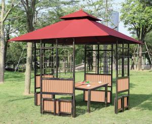 Wholesale China outdoor gazebo tent metal pavilion garden Pavilion 1107 from china suppliers
