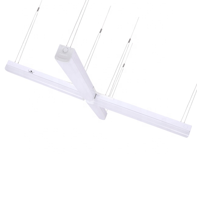 Dimmer Support 5- 2ft 4ft 8ft 46W 38W 30W LED Linear Strip Light Fixtures for Office