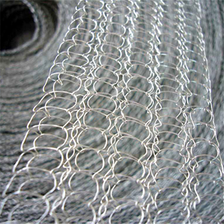 Stainless steel knitted wire mesh